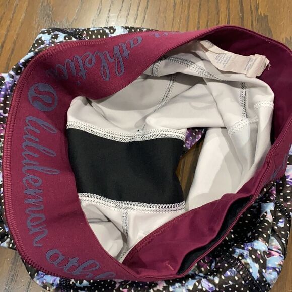 Lululemon What The Sport Short Floral Sport Tranquil Blue Multi / Dashing Purple - Picture 8 of 10